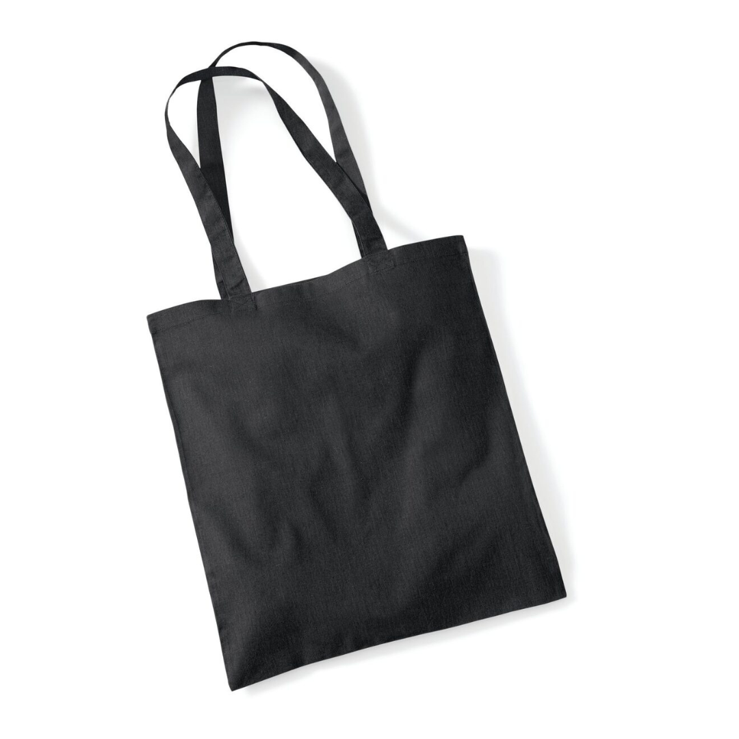 Shopping bag Tote Bag in Cotone Manici Lunghi