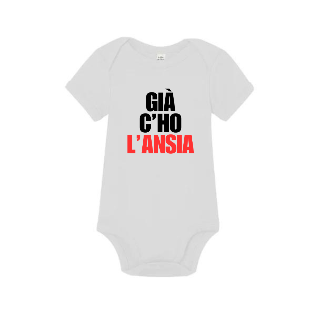 Baby Body Personalizzato - Ansia