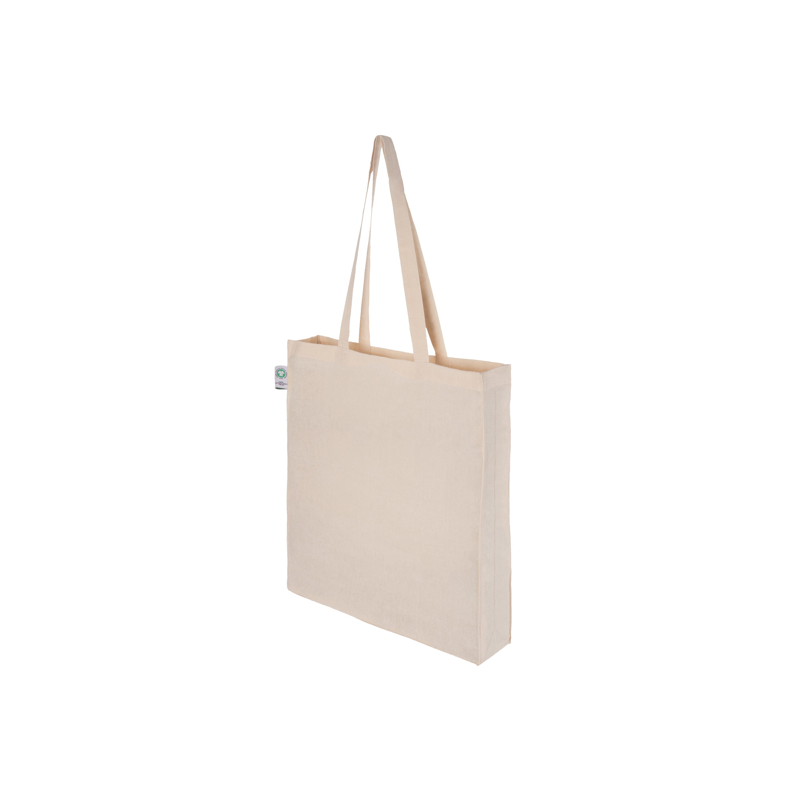 Shopping Bag in Cotone Organico con Soffietto